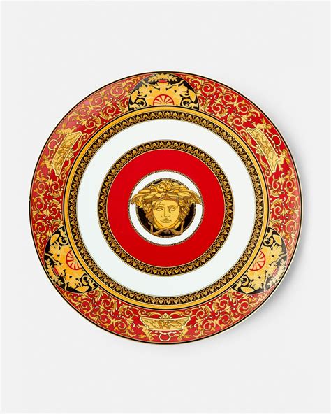 Versace red plates